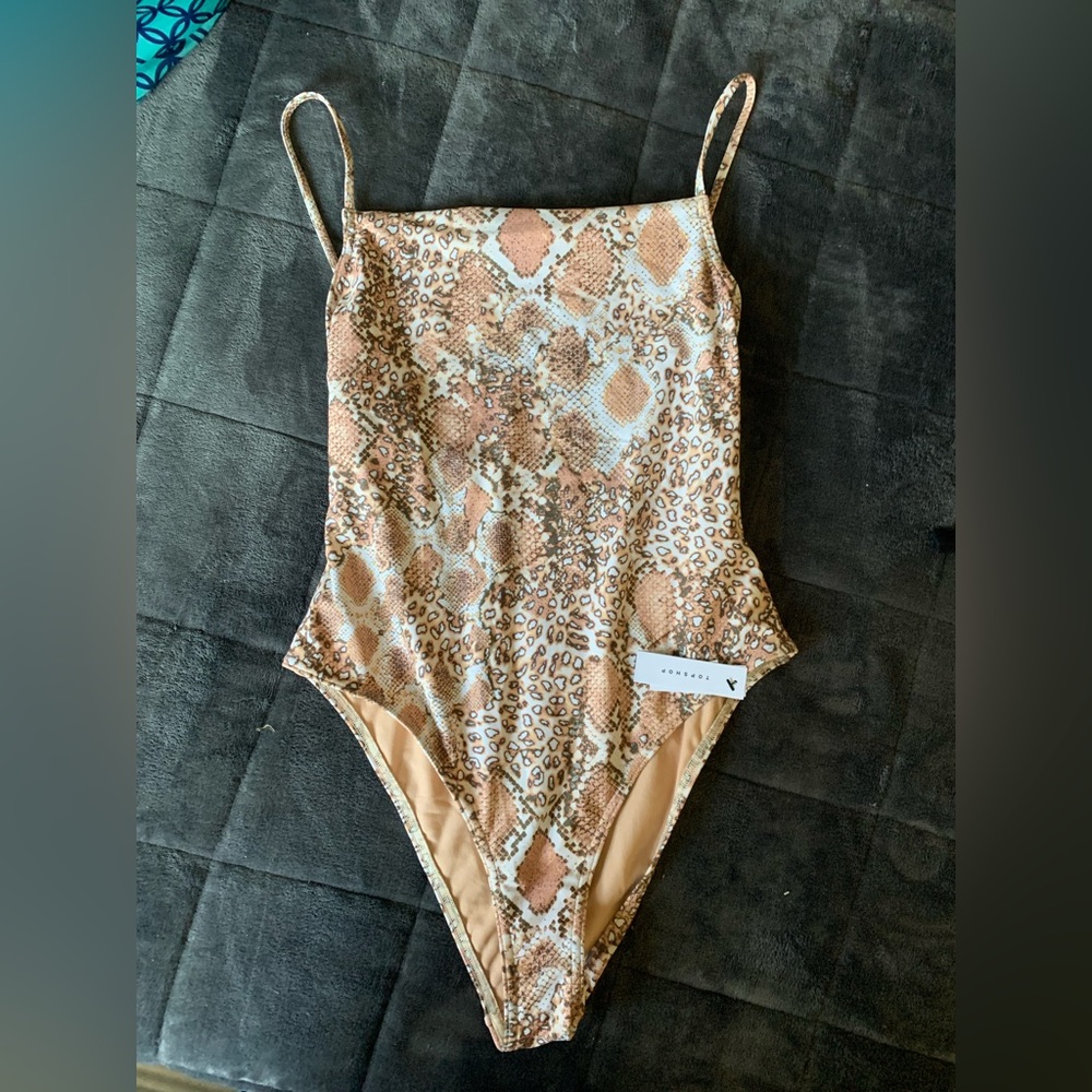 Brand New Topshop snake one piece